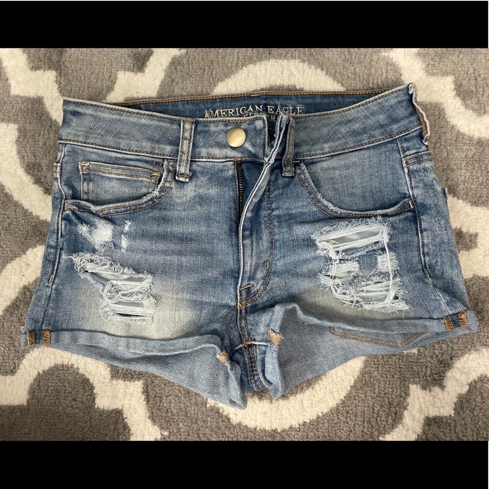 American Eagle high waisted short shorts